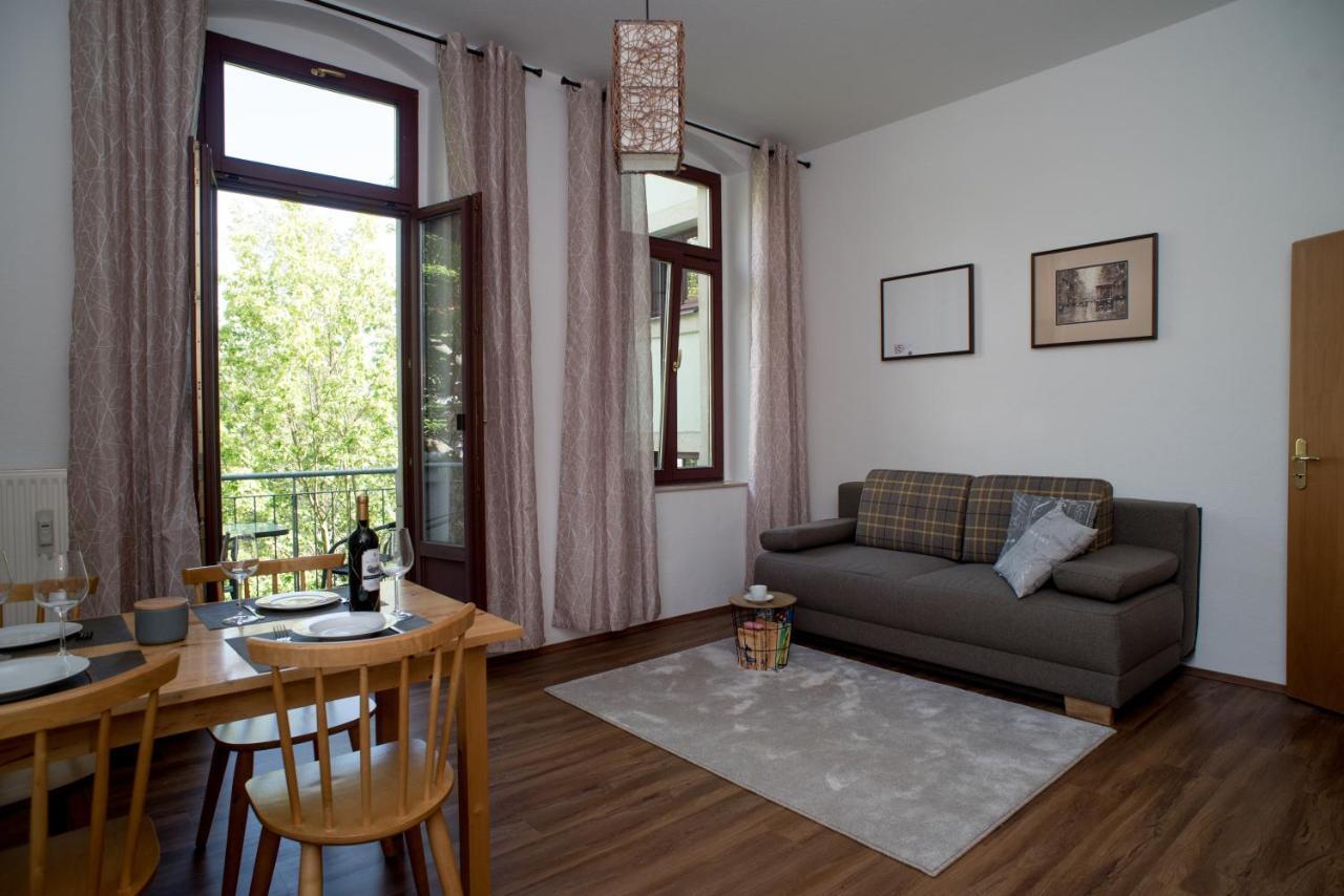 Stilvolle 1-Raum-Wohnung Zentral, Ruhig Gelegen Drezno Zewnętrze zdjęcie